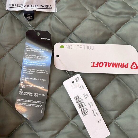 J.Crew NWT Lavender Perfect Eco-Friendly Winter Parka Size Medium - Picture 7 of 10